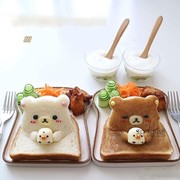 吐司面包三明治压花模具，卡通动物熊猫小熊儿童，花式早餐烘焙工具