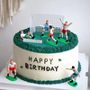 烘焙模具足球队场景蛋糕装饰配饰足球小子宝贝蛋糕摆件公仔1套
