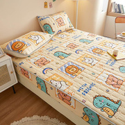 定制纯棉床笠加厚夹棉拼接床1.2米儿童床榻榻米1.5米床罩上下床