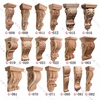 东阳木雕花柱头牛腿实木柱头，欧式梁托中式罗马柱冒头室内装修雕刻