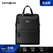 samsonite新秀丽(新秀丽)双肩，包简约(包简约)时尚女士，背包大容量手提书包电脑包bt5