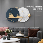 新中式客厅墙面装饰金属铁艺，墙饰轻奢餐厅挂件，沙发背景墙玄关壁饰