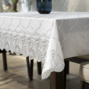 pvc餐桌布防水防油免洗耐热欧式网红台布长方形茶几桌垫家用塑料