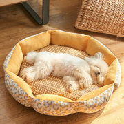 狗窝四季通用小型犬狗垫子，睡觉用网红猫窝夏季比熊犬狗床宠物用品