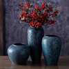 景德镇陶瓷干花花瓶日式装饰品摆件客厅家居创意复古陶艺插花花器