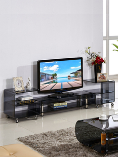 热弯玻璃电视柜茶几组合环保简约时尚现代简易客厅家具小户型创意