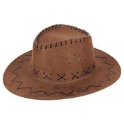 儿童西部牛仔帽户外旅游遮阳帽，男女小孩演出夏季防晒清凉骑士帽子