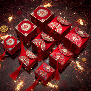 喜糖盒结婚高级感网红婚礼礼盒糖果小袋子包装盒喜糖盒子