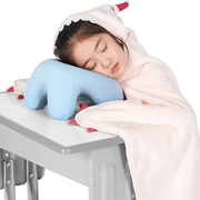 午睡毯小学生教室用儿童披肩冬季加厚斗篷午休盖毯披风趴睡毛毯子