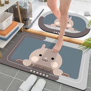 硅藻泥软垫浴室吸水垫卫生间防滑地垫厨房厕所速干脚垫入户门口垫