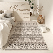 复古地毯卧室床边地，垫子客厅阳台摩洛哥阳台房间，飘窗可机洗地垫