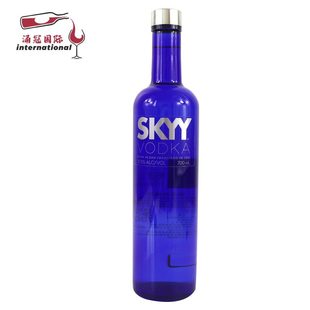 深蓝蓝天伏特加深蓝牌SKYY伏特加37.5%VOL 洋酒伏特加原味 700ml