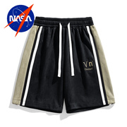 NASA夏装男装短裤薄款中短裤高街五分裤休闲裤子运动裤健身裤5分