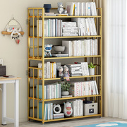 书架落地大容量图书收纳整理铁艺简易客厅家用卧室经济型儿童书柜