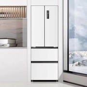 meiling美菱bcd-400wp9czx法式多门家用超薄零嵌入底部散热冰箱