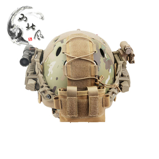 西北风头盔配件mk2头盔电池包战术(包战术)迷彩，多功能配重袋夜视仪电池包