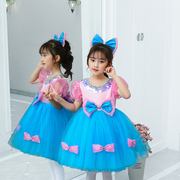 儿童演出服公主裙可爱女童舞蹈，服蓬蓬纱裙幼儿，表演服装蝴蝶连衣裙
