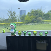 汽车内饰品青蛙摆件中控台小车窗后视镜装饰用品，大全网红2023