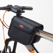 PVC厚革自行车手机包儿童车横梁骑行装备山地车马鞍水壶包上管包