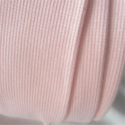 橘粉色2*2罗文针织布料纯棉收口面料秋冬下摆袖口领口用收口布