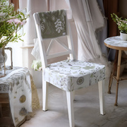 ekelund椅垫美式田园风餐桌椅子垫欧式现代海绵可拆洗椅子坐垫套