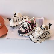 运动鞋1-3岁男女童老爹鞋软底防滑婴儿网鞋透气女童鞋跑步鞋