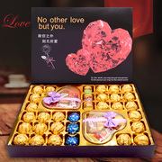 德芙巧克力礼盒装送女友，女生生日礼物情人节表白公司