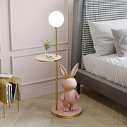 定制创意奶糖兔大型落地摆件客厅卧室，床头托盘电视柜旁装饰品乔迁