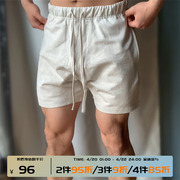 irontrap纯棉美式篮球宽松运动短裤三分裤深蹲健身训练男球裤夏季