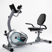 磁控卧式下肢功率自行车老人健身下肢肌力主动协调训练康复器材
