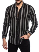 blouses for men striped shirts 黑白条纹衬衫男人man tops coat