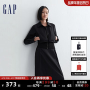 Gap女装冬季LOGO时尚休闲开襟拼接夹克宽松加厚外套840923