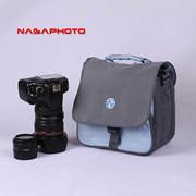 纳伽cd22单肩摄影包单反相机包微单套机一机二镜三镜