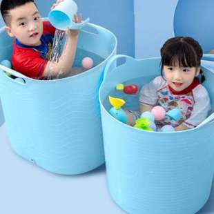 儿童洗澡桶塑料小孩婴儿泡澡桶宝宝游泳澡盆加高大号泡澡桶沐浴桶