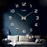 免打孔简约钟表挂钟欧式客厅简约3D立体创意艺术diy数字装饰时钟