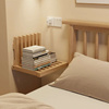 折叠床头柜替代品床边置物架全实木小型茶几卧室窄柜现代简约