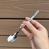 mini甜品勺304不锈钢冰激凌，雪糕勺宝宝喂饭勺甜点，勺蜂蜜勺搅拌勺