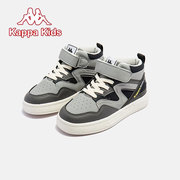 kappakids卡帕儿童板鞋高帮透气休闲鞋，儿童秋冬季防滑男女鞋子潮