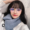 款防辐射眼镜男蓝光无度数金丝平面镜女韩版潮电脑圆框
