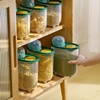 大号透明五谷食品杂粮密封罐厨房大容量收纳盒塑料瓶子奶粉储物罐