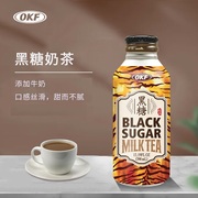 韩国进口黑糖丝滑奶茶罐装奶香十足即饮饮料网红零食休闲饮品饮料