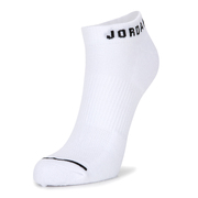 Jordan袜子耐克运动船袜3双装夏篮球袜白色短袜训练袜DX9656