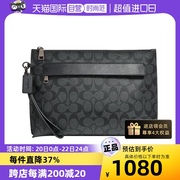 自营COACH/蔻驰男士手拿包商务休闲钱包手拎包29508送男友