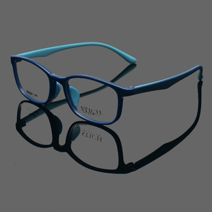 tr90青少年眼镜框可配近视，镜片远视眼睛，斜弱视超轻眼镜架10-14岁