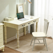 实木书桌简约学习桌小书桌子卧室家用欧式办公桌电脑桌美式写字台