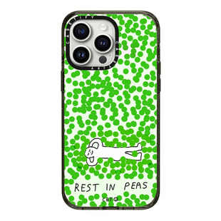 在豌豆里休息casetify适用苹果iPhone15 pro max手机壳14磁吸13潮牌小众个性另类艺术家全包防摔保护套ins风