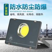 led射灯投光灯50w100w户外防水招牌广告灯投射灯，室外超亮泛光路灯