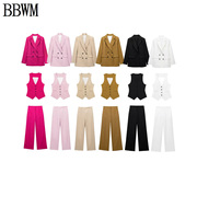 bbwm欧美女装西装，三件套81943947118178394800339