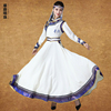 蒙古袍蒙古族舞蹈演出服装女士长款大摆裙民族风表演舞台装