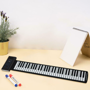 手卷钢琴 61键可充电可卷起钢琴键盘 硅胶电子琴 带喇叭延音踏板